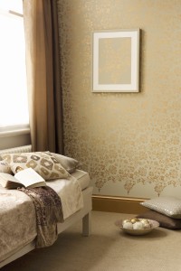 Extravagante Wandfarbe: Gold Bild: www.farbqualitaet.de