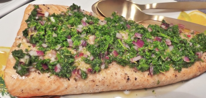 Gegrillter Lachs "Chimichurri-Style"