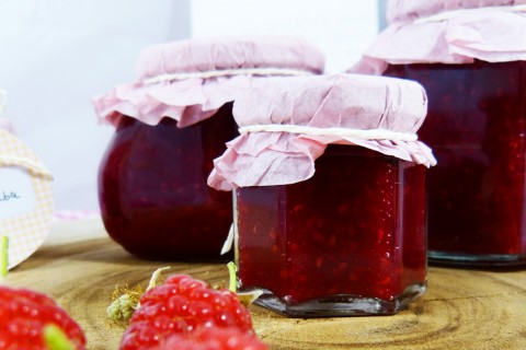 Himbeer-Pfirsich Marmelade