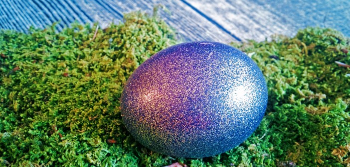 Glitzer Osterei