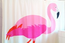 Duschvorhang Flamingo